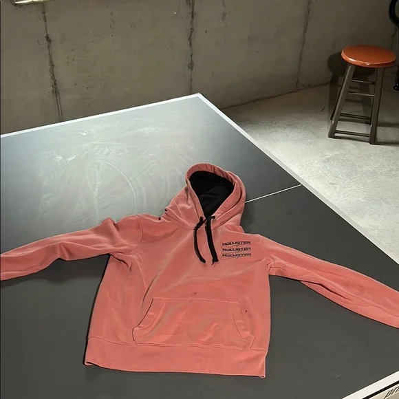 Hollister Pink Mens Hoodie - Picture 4 of 6